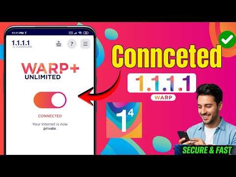 🚀 How to Connect VPN 1.1.1.1 (Cloudflare WARP+) | WARP+ UNLIMITED Fast & Secure Internet 🔒🌍