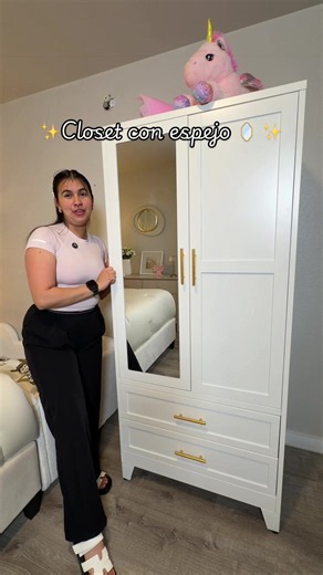 Closet con espejo: ideas para un dormitorio organizado