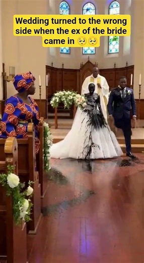 Wedding turned to the wrong side when the ex of the bride came in 🥺🥺#wedding #shortsfeed