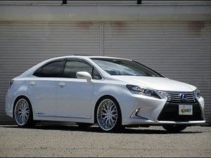 平成25年 後期 レクサス ＨＳ【250ｈバージョンＩ】サンルーフ ロクサーニ20インチAW BLITZ車高調 黒革パワーシート エアーシート オートネット 新潟 中古車情報