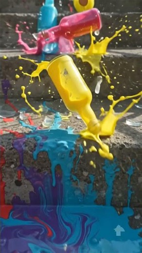 The Most Satisfying Color Splash! 😱 #ColorSplash #SatisfyingVideos