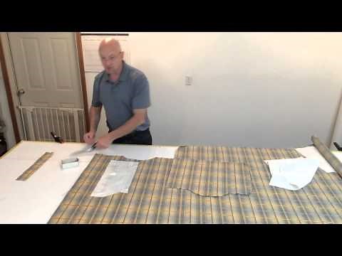 How To Make A Scalloped Valance Out Of Plaid Material