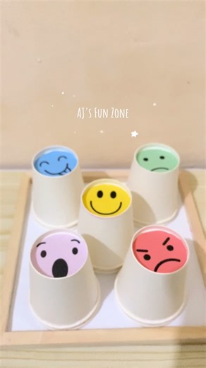 DIY 36: Fun emotions activity: match the feelings! Try this out, mommies! 👶😊☹️🤪 #learning #learningthroughplay #learningisfun #toddlermom #toddlerlife #toddleractivities #preschoollearning #fypviral #fypviralシ #fypシ゚viralシ | AJ's Fun Zone