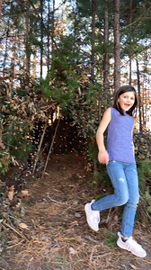 2.9K views · 158 reactions | Mud hut, survivor shelter, whatever she’s calling it theses days - it’s looking a lot more festive. Also: SHE BUILT A SWING  | Fashion By Mayhem | Facebook