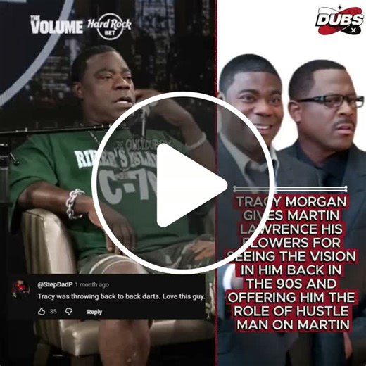 Tracy Morgan gives Martin Lawrence his flowers for seeing the vision in him back in the 90s and offering him the role of Hustle Man on Martin, then opens up about struggling with imposter syndrome and comparing himself to others - NewsBreak