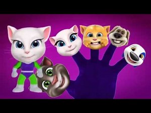 New Finger Family Nursery Rhymes for Kids and Children - Talking Tom Song Collection