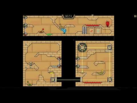 Fireboy And Watergirl 5: Elements The Light Temple Level 5 Full Gameplay
