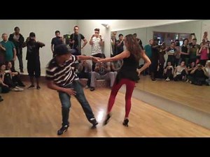 Dadinho & Anna Vozhevskaia dancing Zouk R&B at Dutch Zouk International Congress 2016 (Breda)