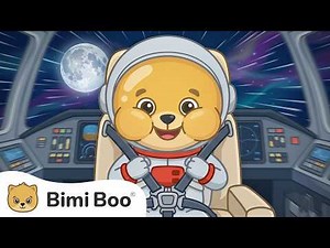 Explore the Moon 🌙🚀 | Space Cartoon for Kids | Bimi Boo