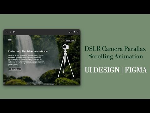 Parallax Scrolling Animation in Figma | Create Smooth Scroll Effect (UI/UX Tutorial)