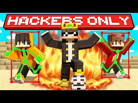 I Took Over 'HACKERS ONLY' Minecraft Server in 24 Hours..