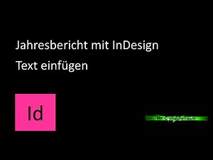Texte in InDesign einfügen