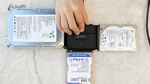 Alxum IDE und SATA Adapter, USB 3.0 Festplatten Konverter mit Netzschalter für 2.5 und 3.5 Zoll HDD oder SSD, CD-ROM, CD-RW, DVD-RW Laufwerke