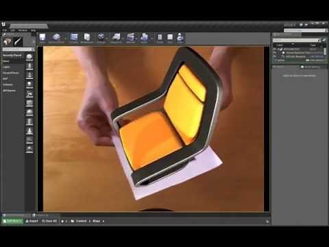 Unreal Engine 4 - Augmented Reality TEST (Windows)