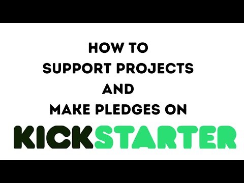How to buy products and make pledges on Kickstarter.