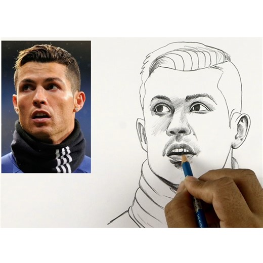 Cristiano Ronaldo | How to Draw Ronaldo Easy #drawing #ronaldo Cristiano Ronaldo CR7 #sayeddrawingacademy #pencilsketch #usa #realmadrid #drawingvideo #OusmaneDembele #art #mbappe #viralvideochallenge #football #cr7 #Youtube #barcelona #artwork #reels #sports #virgilvandijk #pencilart #Drawing #BallonDor2025 #ousmanedembele #urcristiano #portrait #ronaldo #pencildrawing #artist #Marcelo #brazil #indian #spain #rephinha | Sayed Drawing Academy