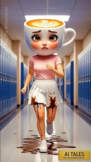 Her Most Embarrassing Poop Moment 😱😭#AIStory #AnthropomorphicWorld #AIShorts