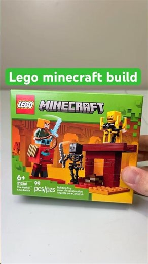Let’s build a Lego minecraft set! #lego #toys #build
