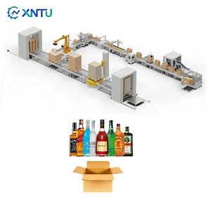 [Hot Item] High-Efficiency Robotic Palletizing and Spirits Secondary Packaging Integration Equipment