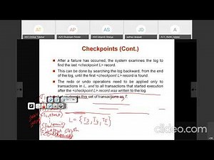 Lecture 44 - DBMS - Checkpoint (Recovery) - Dr. Deepali Jaadhav