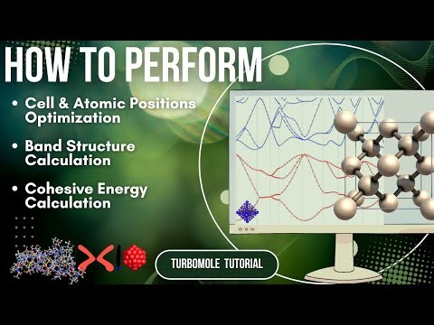 TURBOMOLE Tutorial: Silicon Crystal Geometry Optimization, Band Structure and Cohesive Energy