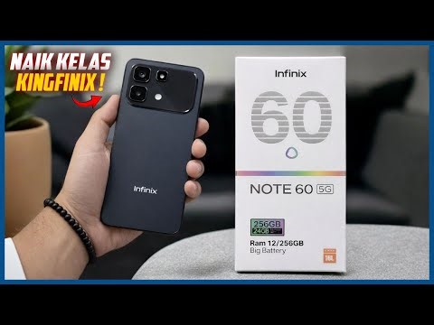 INOVASI GILA! BISA TELPON GADA SINYAL INFINIX NOTE 60 5G RAM 12/512GB, 6000 MAH, SNAPDRAGON 7S GEN 4