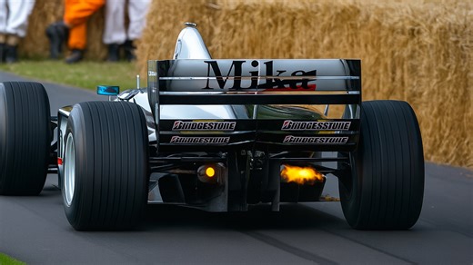 V10 Formula 1 Cars at Goodwood including Ferrari F2002 Toyota TF105 and More