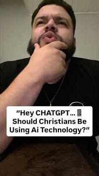 Should Christians Use AI? 🤖📖 My Honest Take on ChatGPT & Discernment