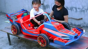 397K views · 4.3K reactions | Mom Builds a Red Bull Race Car for Her Daughter with Ease #ndwoodart #homemade #woodworking | ND - Woodworking Art | Facebook