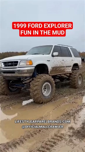 1999 Ford Explorer Mudding #4x4 #ford #mudding #officialmallcrawler #ai #aivideo #short #offroad