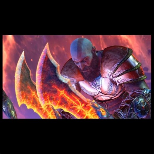 Surtr Infuses the Blades of Chaos ⚔️ God of War Ragnarök #shorts