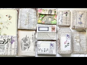 Ways to use book pages for junk journals: Ephemera & embellishment ideas