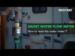 RESTMO Smart Water Flow Meter O-WM-2-BT-GY---How to reset the water meter