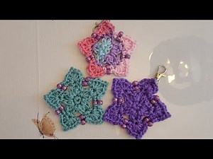 Crochet: Fidget Star Keychain Pattern