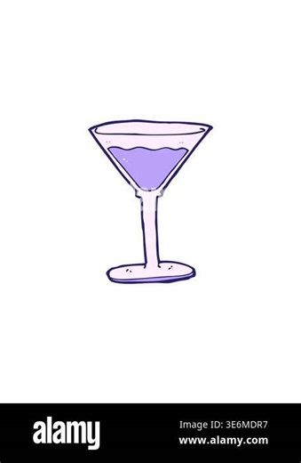 sales flash animation of cocktail cartoon Stock Video Footage - Alamy