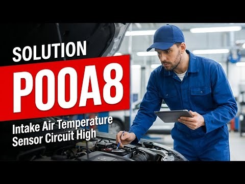 How To Fix P00A8 OBD II Error Code - Intake Air Temperature Sensor Circuit High