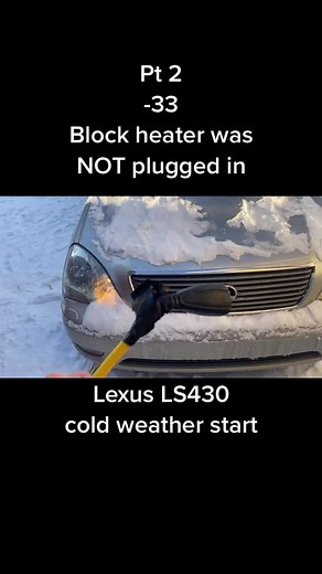 Classic Lexus LS430 Cold Weather Start