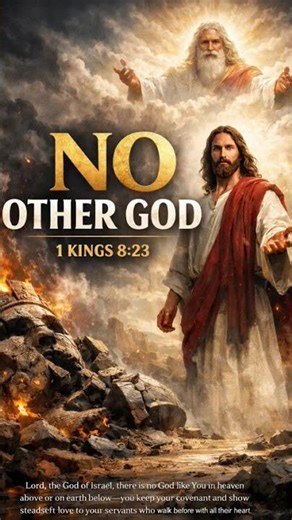 1kings 8:23-Man-Made Gods Can’t Save You Only Jesus Christ, The One True God Saves. 🔥✝️