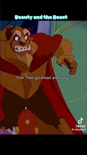 Beast Tells you Dinner with from Belle | Beauty and the Beast (1991) | Walt Disney Pictures - Beast