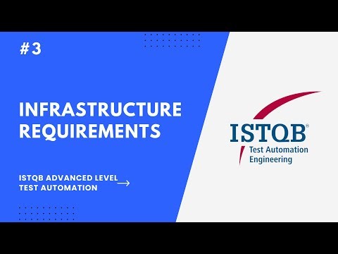 Infrastructure Requirements for Test Automation – ISTQB TAE
