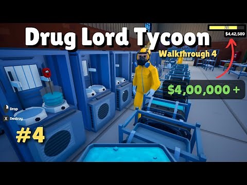 Expanding Meth Business! | Drug Lord Tycoon Gameplay | Walkthrough Episode 4