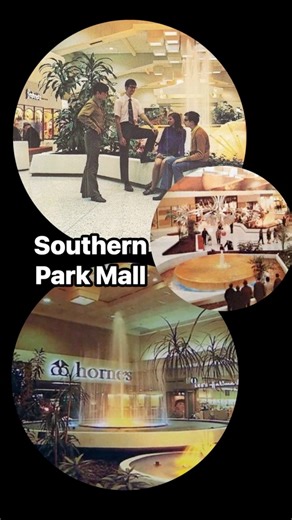 The beautiful vintage 1970s fountains at Southern Park Mall in Boardman, Ohio | Livemalls