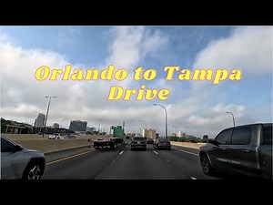Orlando, Florida to Tampa, Florida Drive - I-4 West
