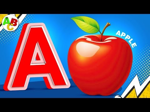 Learn ABC Fast! 🍎 A for Apple | ABCD Alphabet Song for Toddlers & Kids