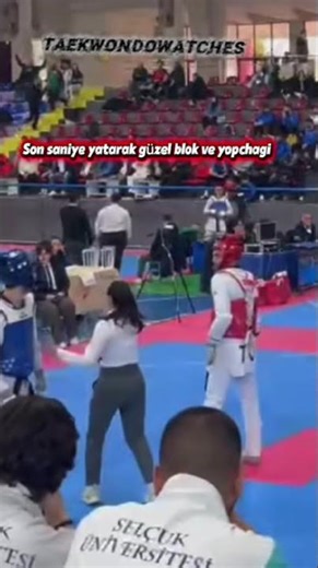 SON SANİYE Yatarak Güzel Blok ve Yopchagi #fighter #taekwondo #olympic #sports #knockout #jorden