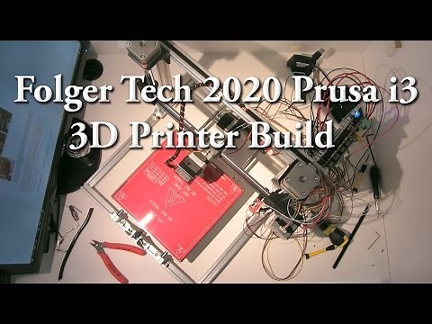Folger Tech 2020 Prusa i3 3d Printer Build Guide/Tutorial Companion