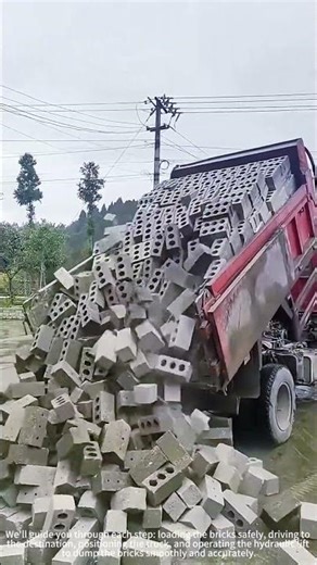 Dumping a Full Load of Bricks! 🚛