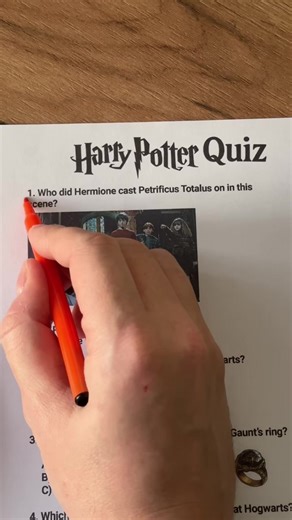 Harry Potter Quiz: Who Did Hermione Cast Pottertotalis On?