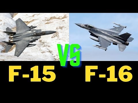 F-15 vs F-16 comparison video