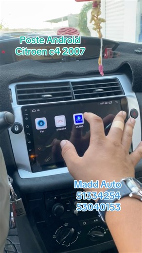 🖥️Poste Android Citroen c4 2007 🟩AndroidAuto / CarPlay Ⓜ️Marque : Pioneer 💽Ram 4 Gb 💿Storage 64 Gb 🤖Android 15 📍Disponible Mourouj 2 📲51334254 📲53040153 | Madd Auto